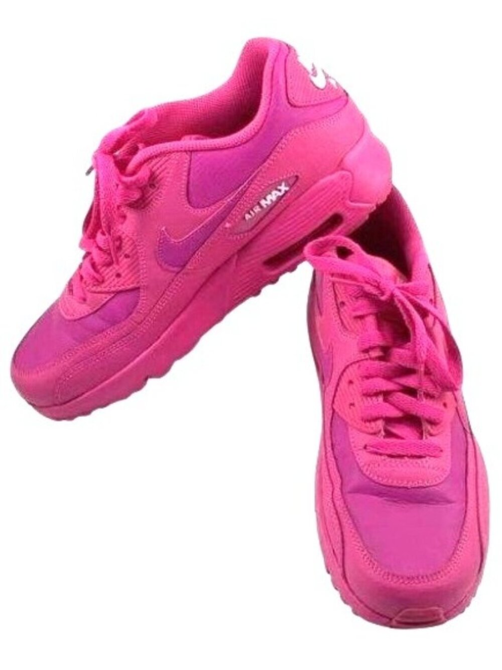 Nike Air Max 90 LTR GS Laser Fuchsia Youth Size 7Y Athletic Sneakers